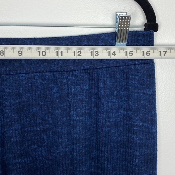 Jockey Yoga Pants Pajama Bottoms Womens Large Royal Blue Knit Stretchy Soft - Picture 6 of 7